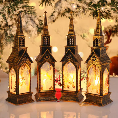 LED Christmas Church Lamp
