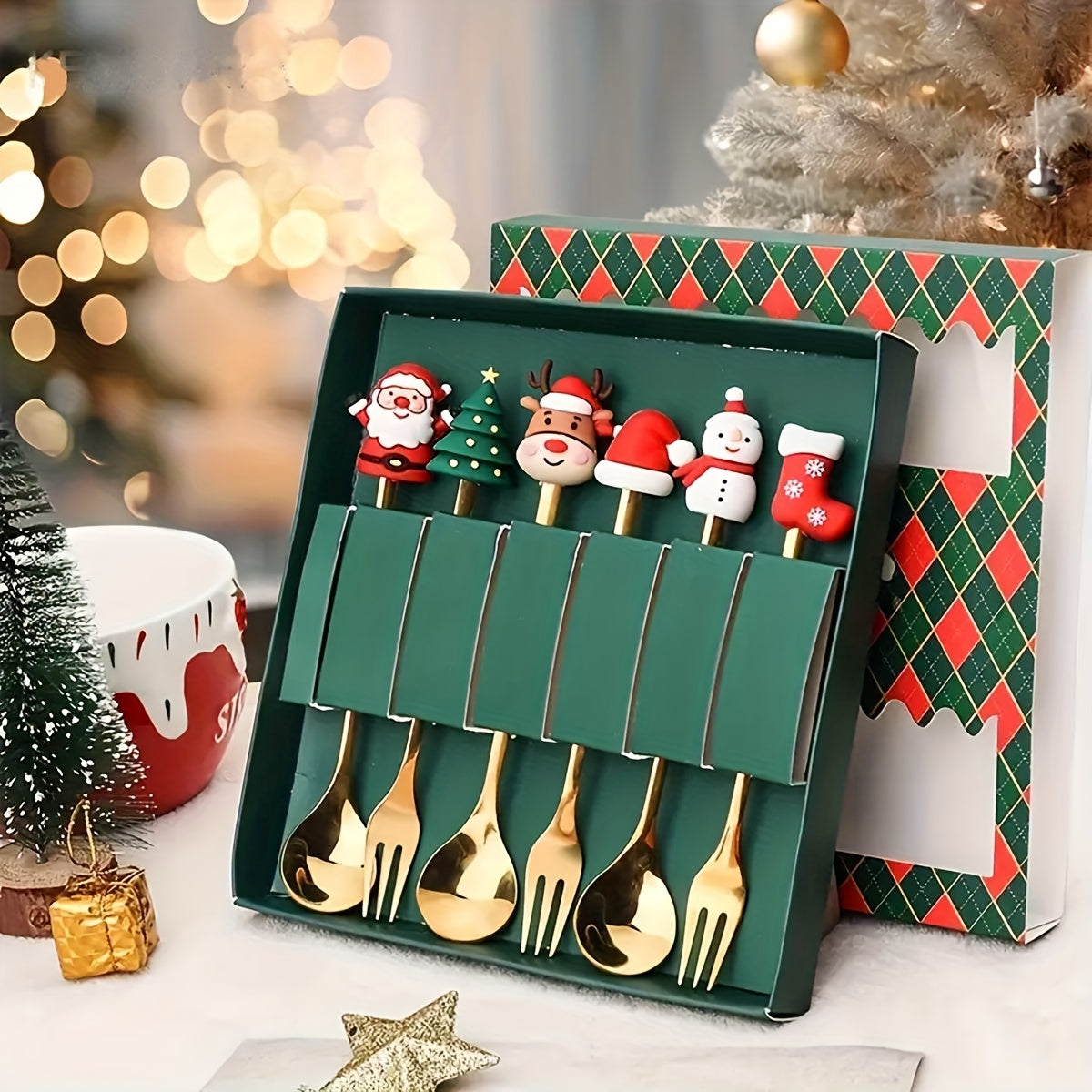 Luxury Christmas Cutlery Set