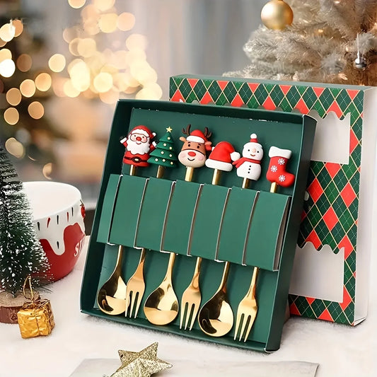 Luxury Christmas Cutlery Set