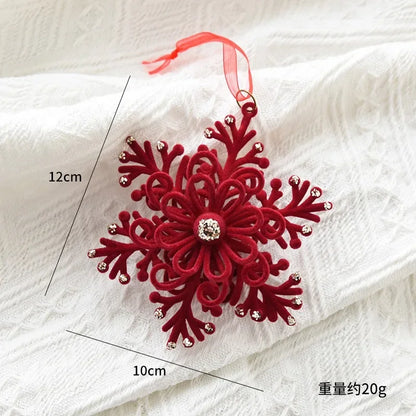 Festive Red Plush Ornament