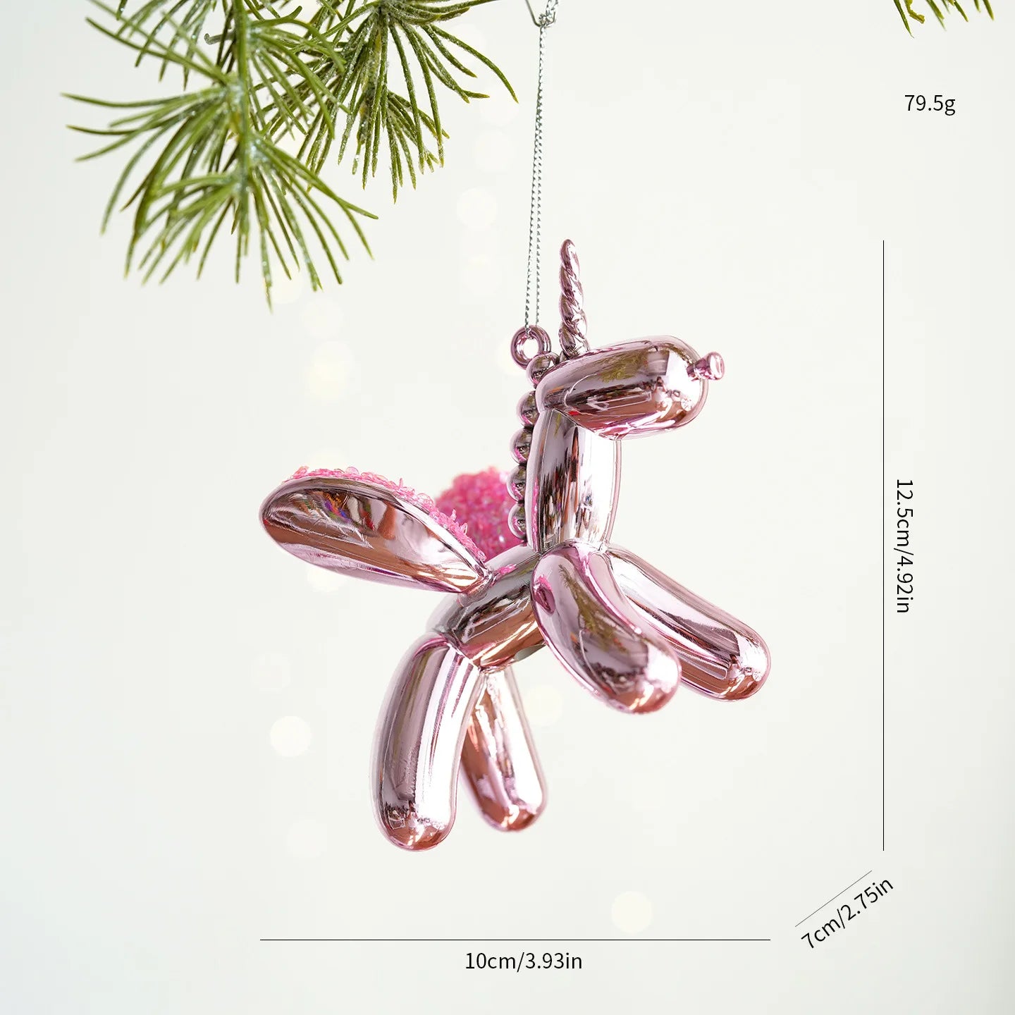 Balloon Dog Christmas Ornaments