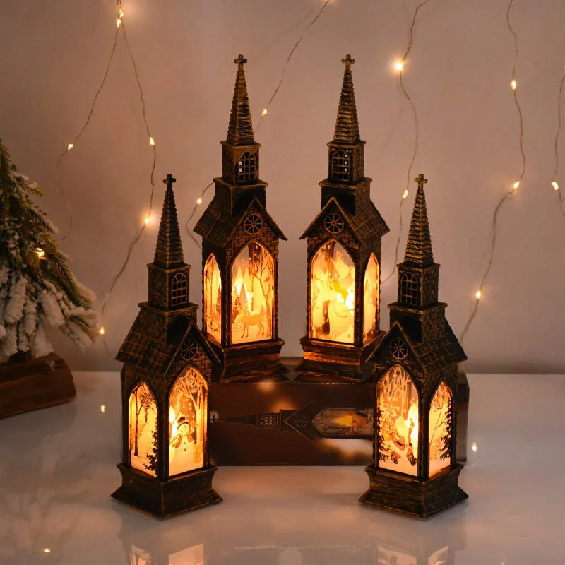 LED Christmas Church Lamp