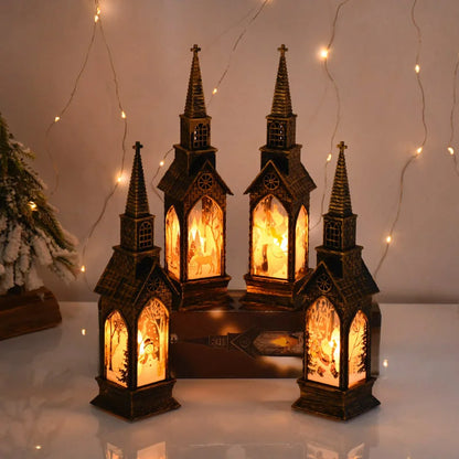 LED Christmas Church Lamp