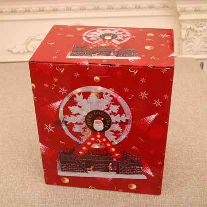 Santa Claus Spinning Light Up Ferris Wheel