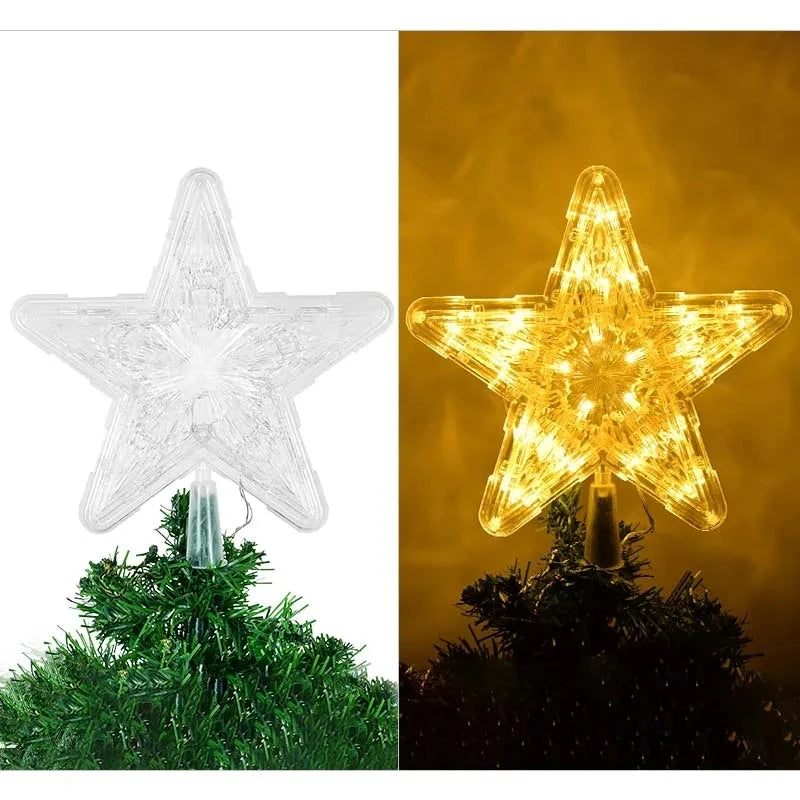 Glowing Christmas Tree Topper Star