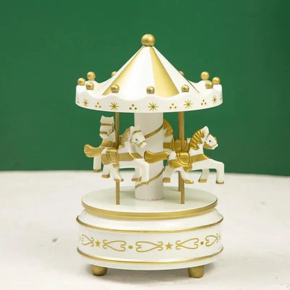 Classic Christmas Carousel Music Box