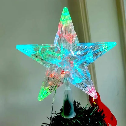 Glowing Christmas Tree Topper Star