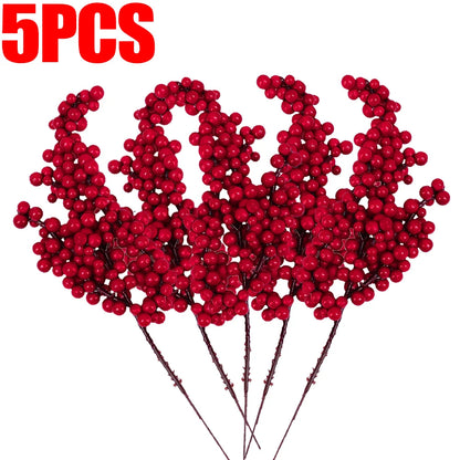 Luxury Red Berry Stems