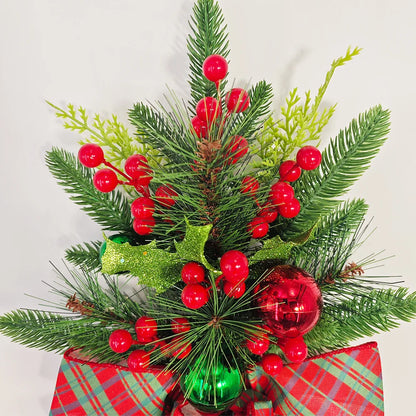 Christmas Stair Wreath with or without Lights