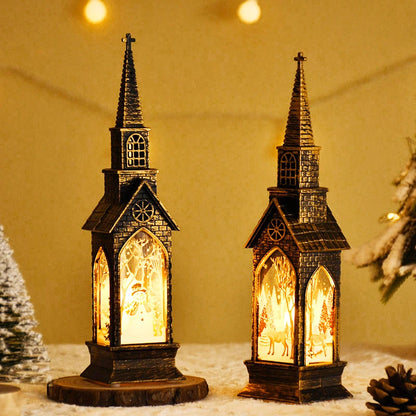 LED Christmas Church Lamp
