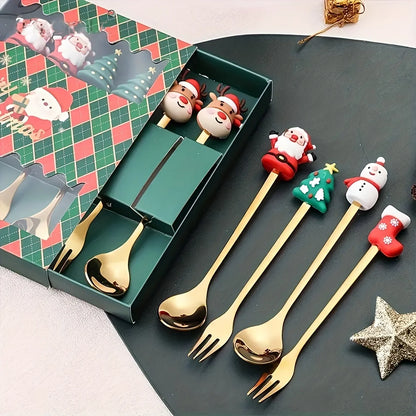 Luxury Christmas Cutlery Set