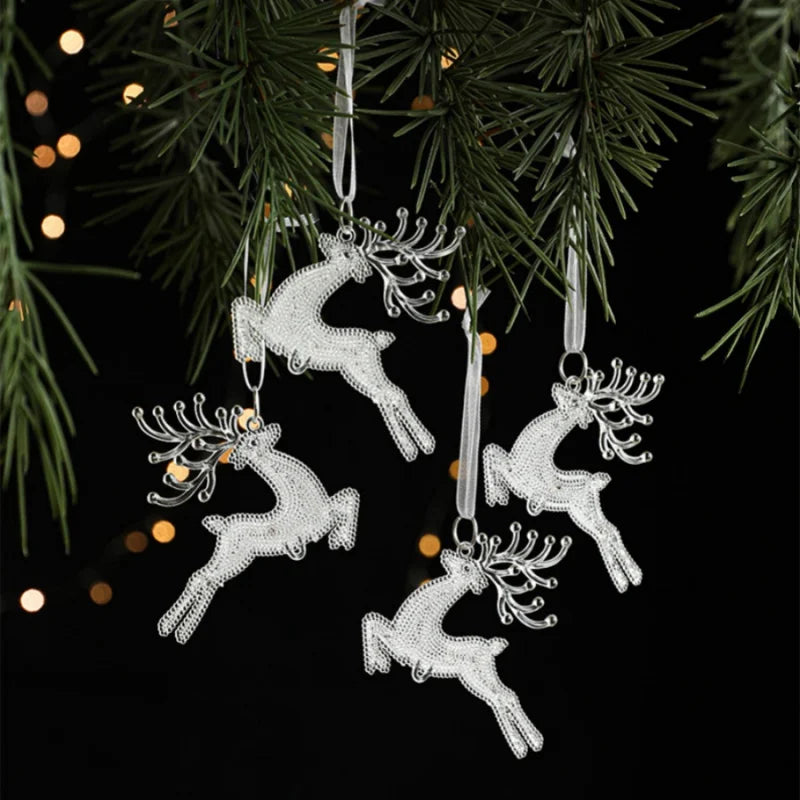 Transparent Reindeer Christmas Decorations