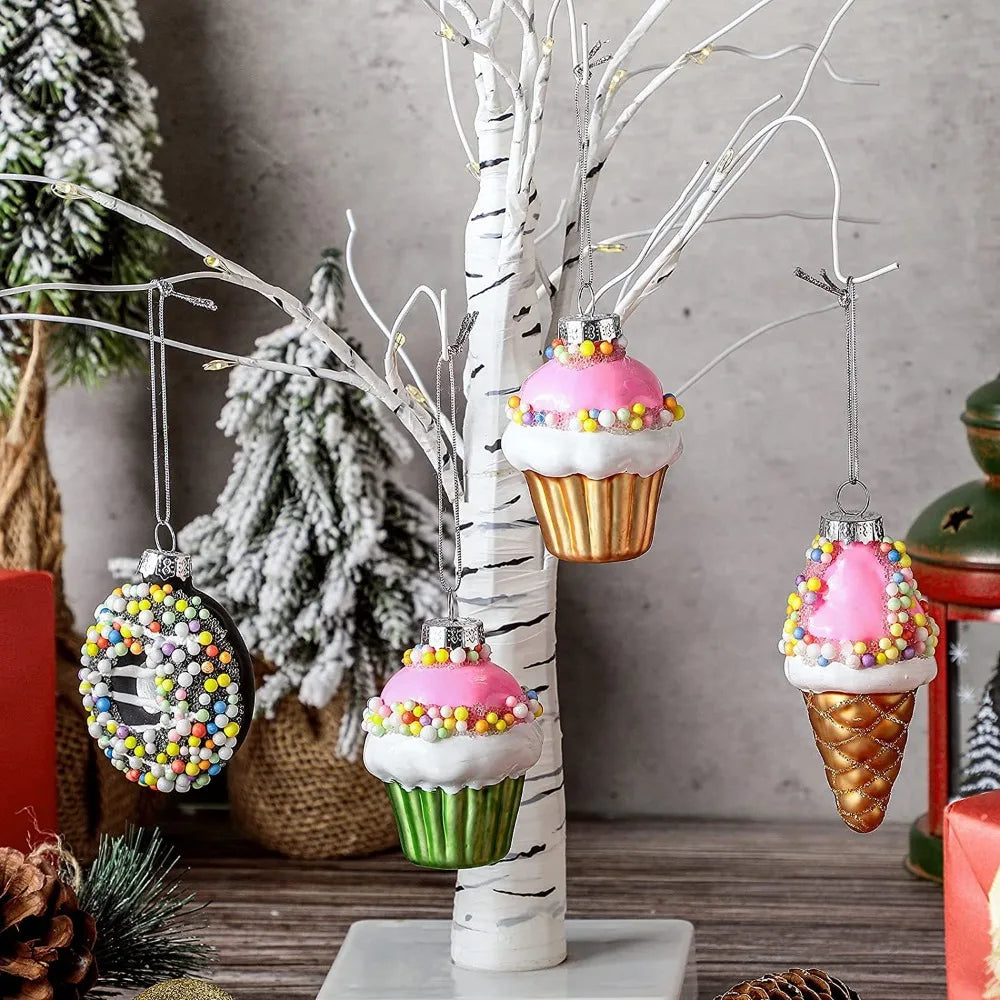 Christmas Glass Treat Ornaments