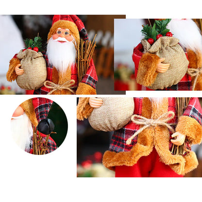 Christmas Santa Plush Doll 30cm Decoration