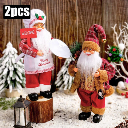 Christmas Santa Plush Doll 30cm Decoration