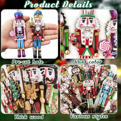 Festive Nutcracker Soldier Hanging Decoration