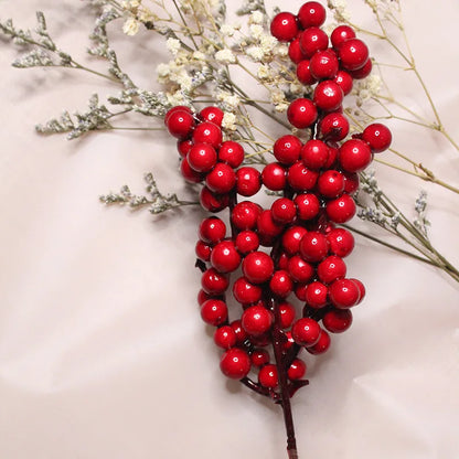 Luxury Red Berry Stems