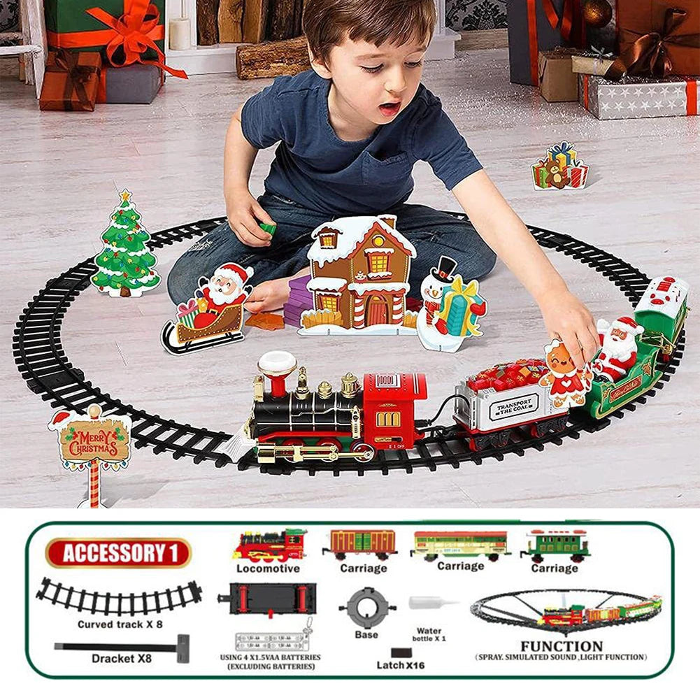 Magical Christmas Tree Train Set