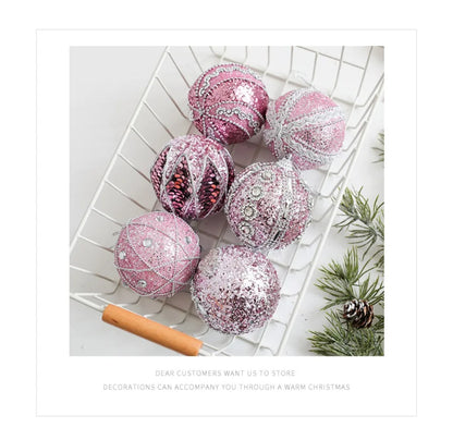 Pink Christmas Elegance Ornaments