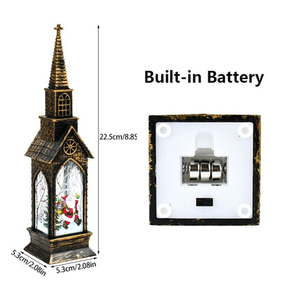 LED Christmas Church Lamp