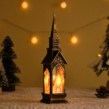 LED Christmas Church Lamp
