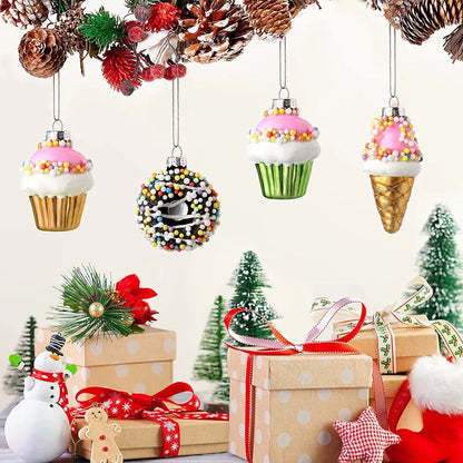 Christmas Glass Treat Ornaments
