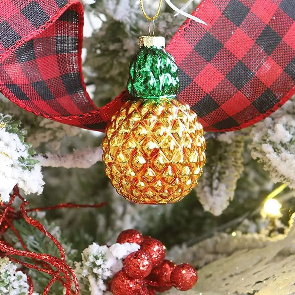 Christmas Glass Treat Ornaments