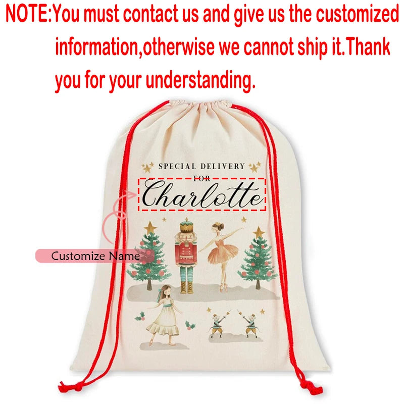 Luxury Personalised Christmas Gift Bag