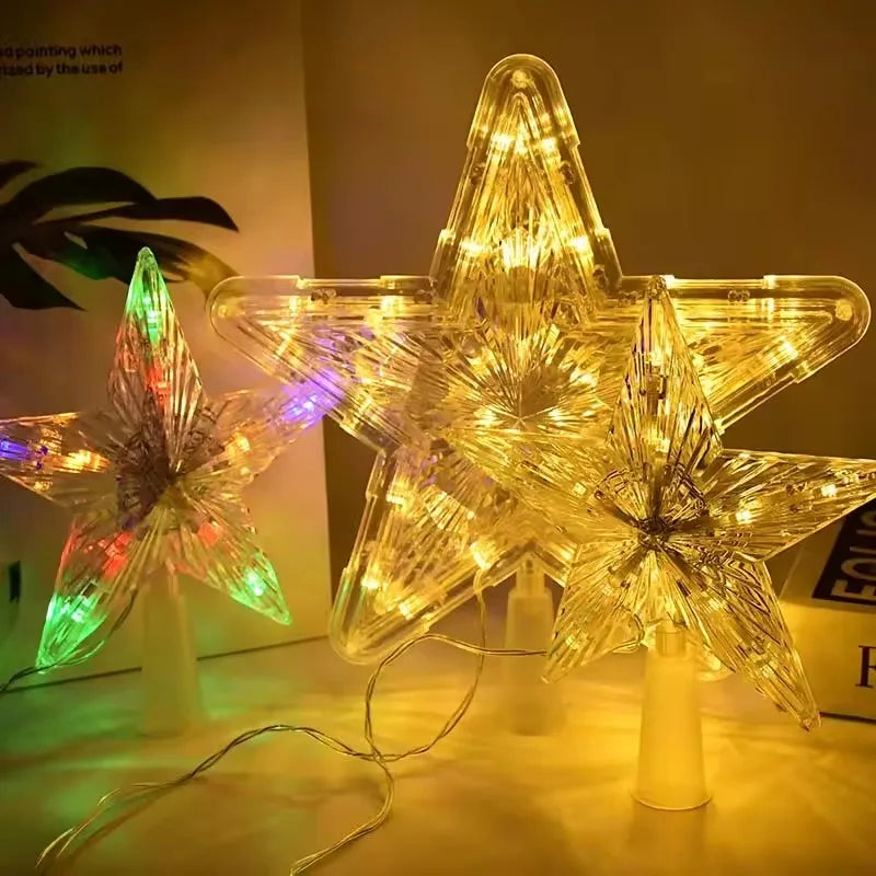 Glowing Christmas Tree Topper Star