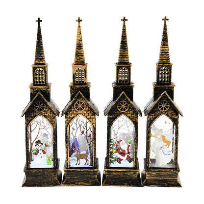 LED Christmas Church Lamp