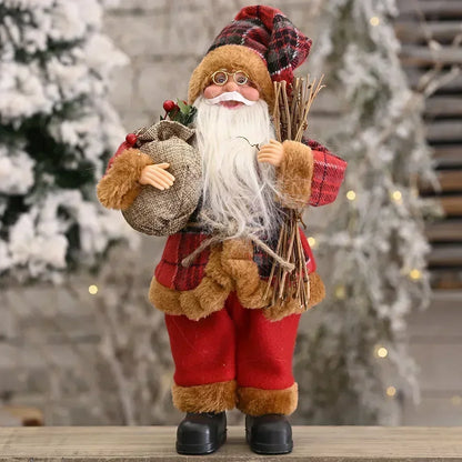 Christmas Santa Plush Doll 30cm Decoration