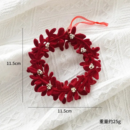 Festive Red Plush Ornament