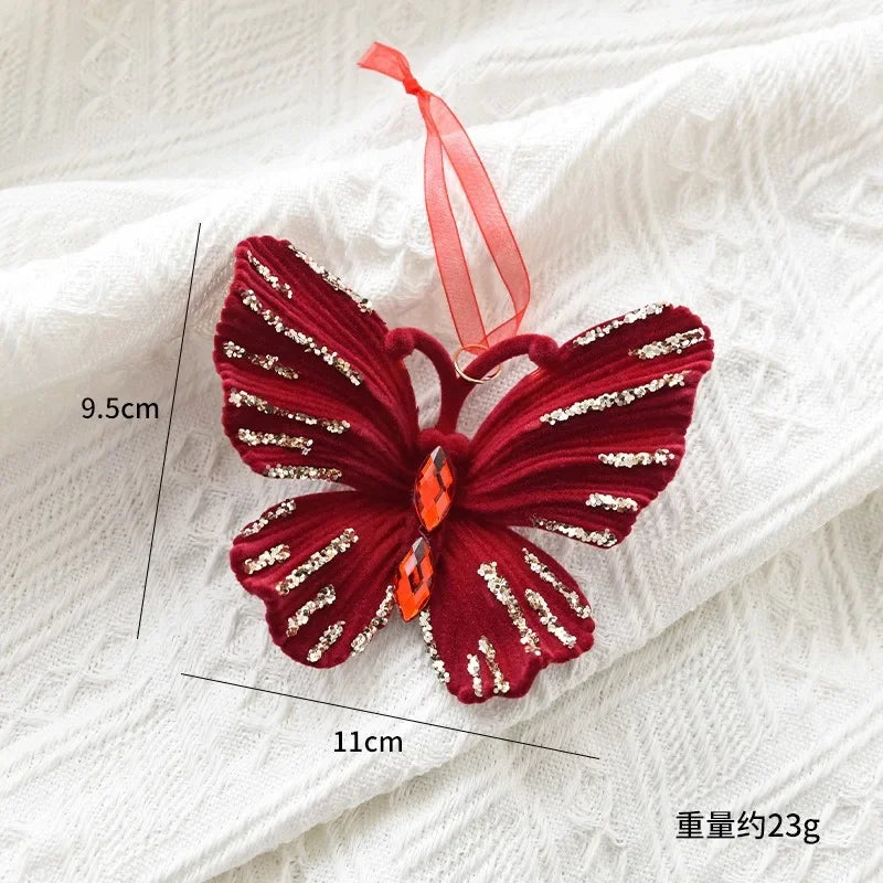 Festive Red Plush Ornament