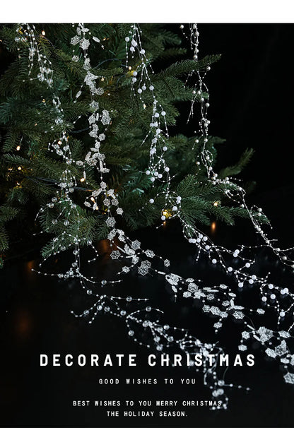 Luxury Pearl & Crystal Christmas Garland