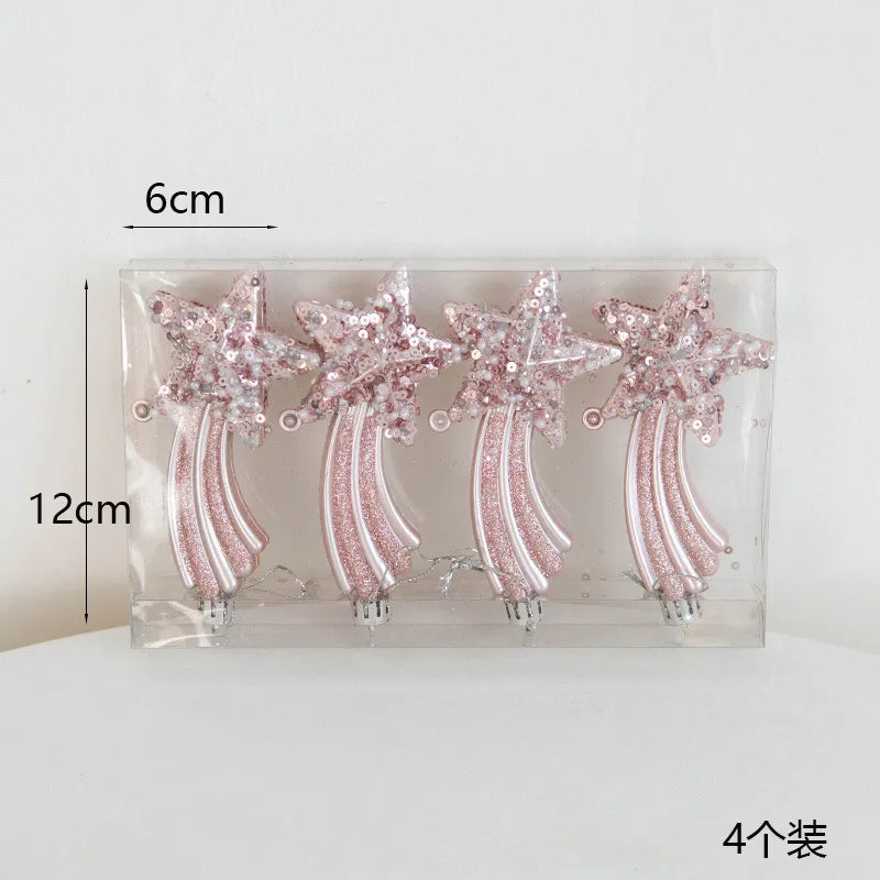 Pink Enchanted Christmas Baubles