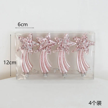 Pink Enchanted Christmas Baubles