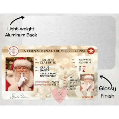 Santa’s Official Flying Licence