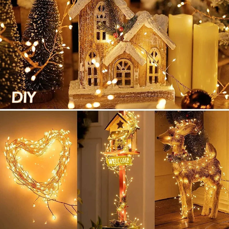 LED Firecracker Fairy Lights For Christmas Magic