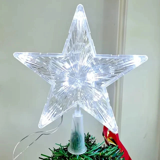 Glowing Christmas Tree Topper Star