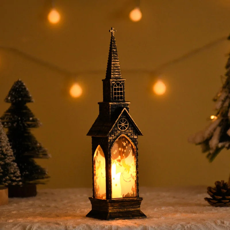 LED Christmas Church Lamp