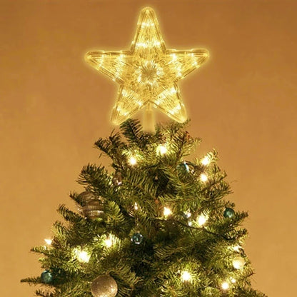 Glowing Christmas Tree Topper Star