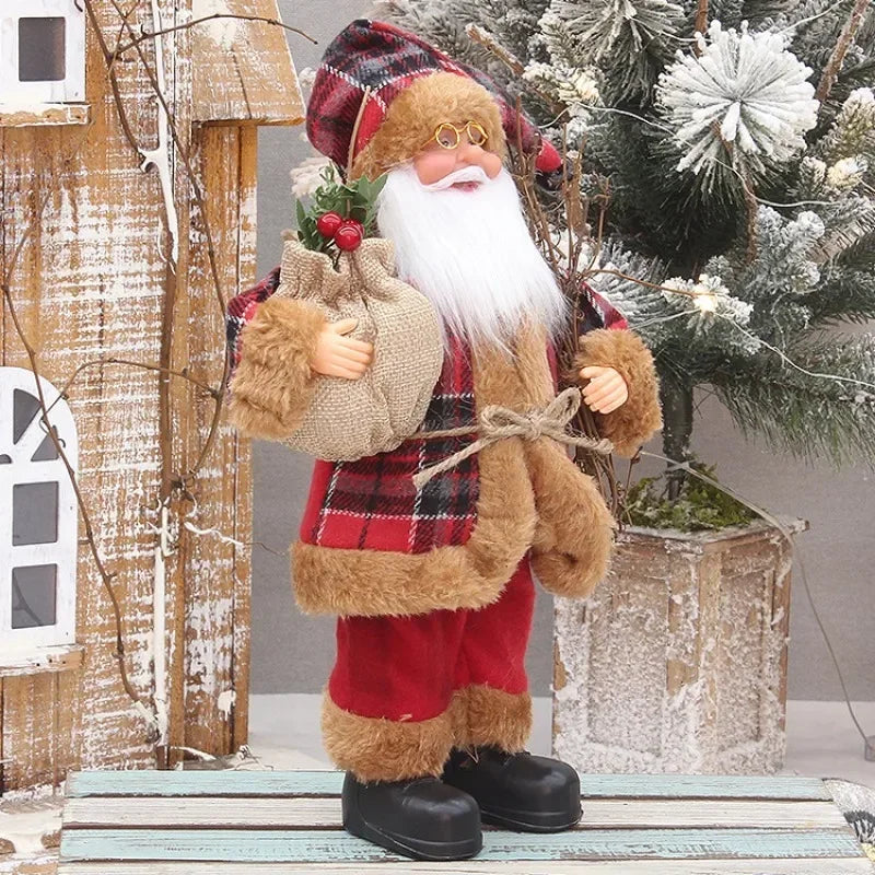 Christmas Santa Plush Doll 30cm Decoration