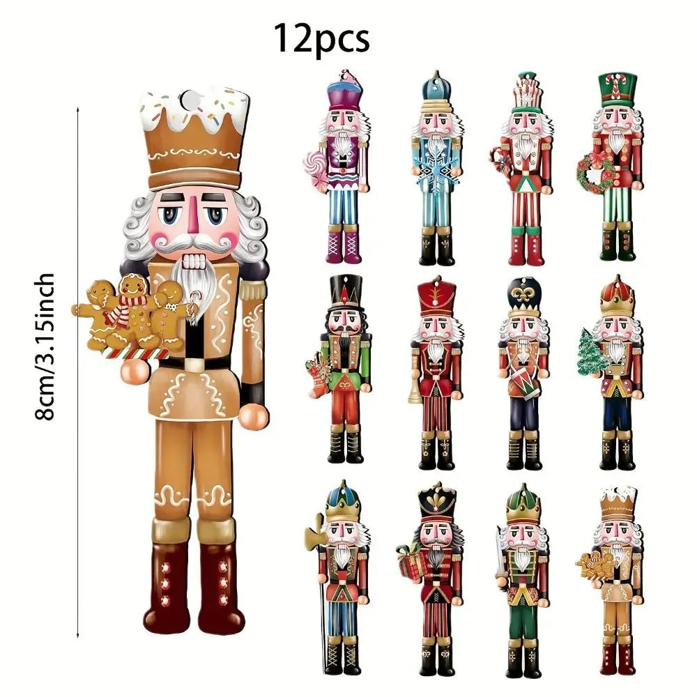 Festive Nutcracker Soldier Hanging Decoration