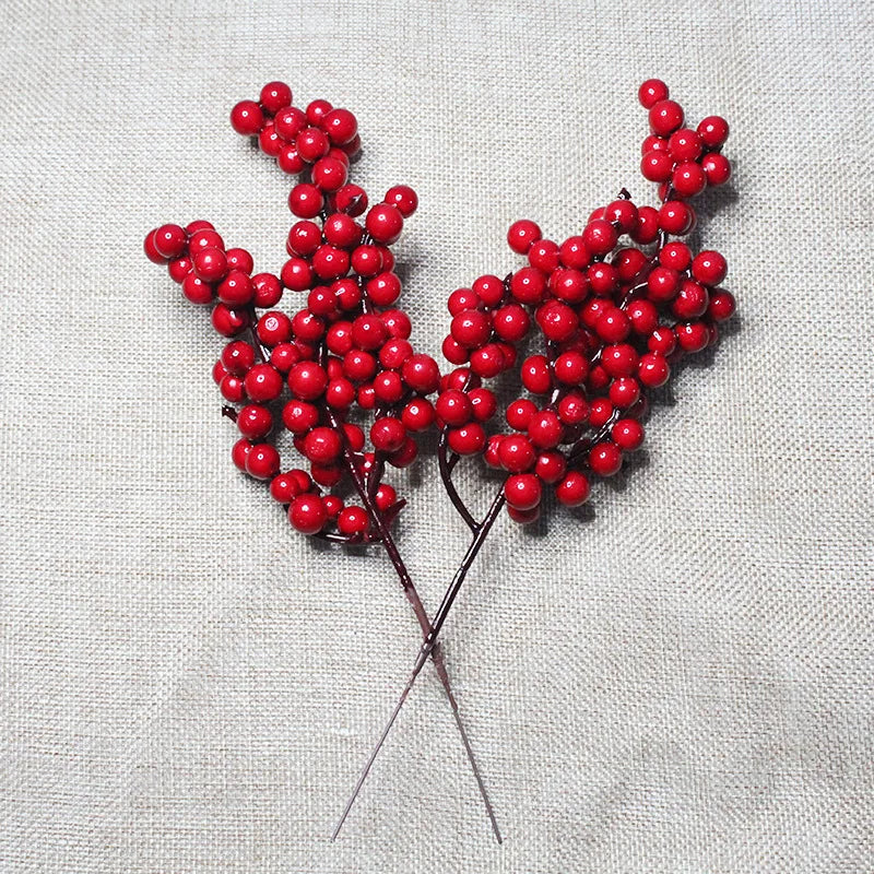 Luxury Red Berry Stems